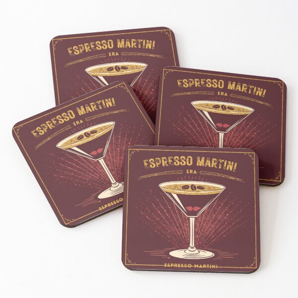 Item preview, Espresso Martini Era Funny Cocktail Badge designed and sold by RedRubyBubble.