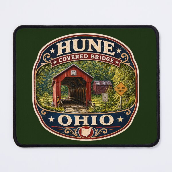 Item preview, Hune Covered Bridge 35-84-27 designed and sold by gotucoveredart.