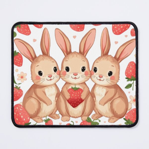 Item preview, Berry Bunny Club Kawaii Sticker designed and sold by Stylestickers55.