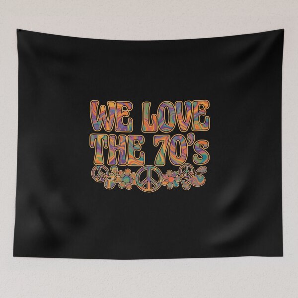 Item preview, Retro We Love The 70s Groovy Aesthetic designed and sold by crouchingpixel.