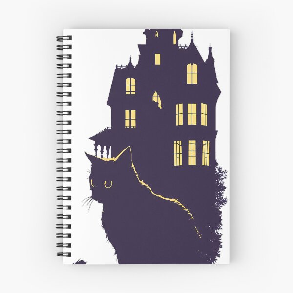 Item preview, Addams Mansion Spooky Cat designed and sold by IllumeInk.