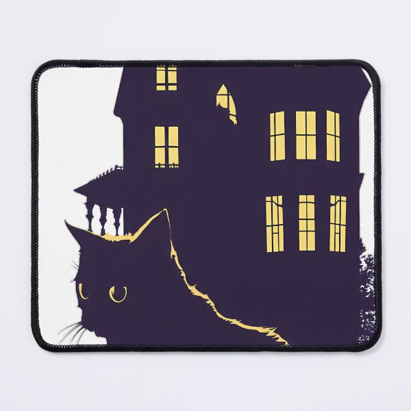 Item preview, Addams Mansion Spooky Cat designed and sold by IllumeInk.