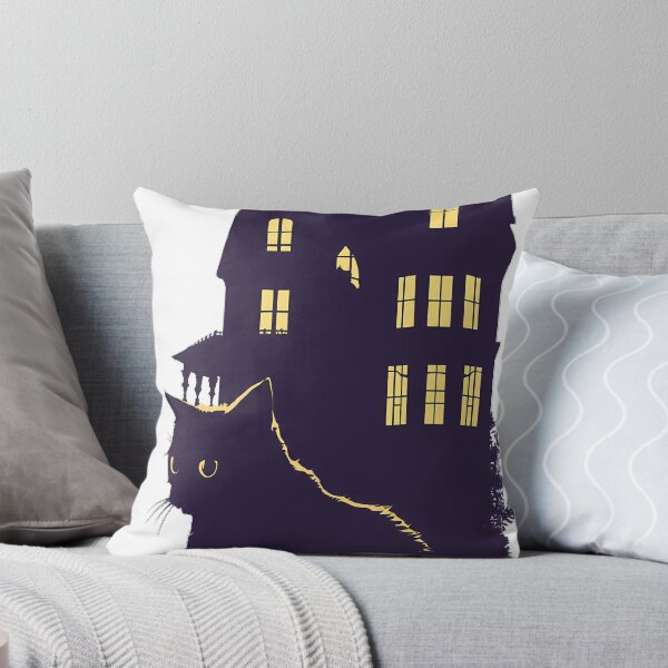 Item preview, Addams Mansion Spooky Cat designed and sold by IllumeInk.