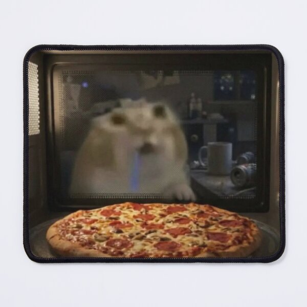 Item preview, hungry drooling cat meme designed and sold by cloudzer0000.
