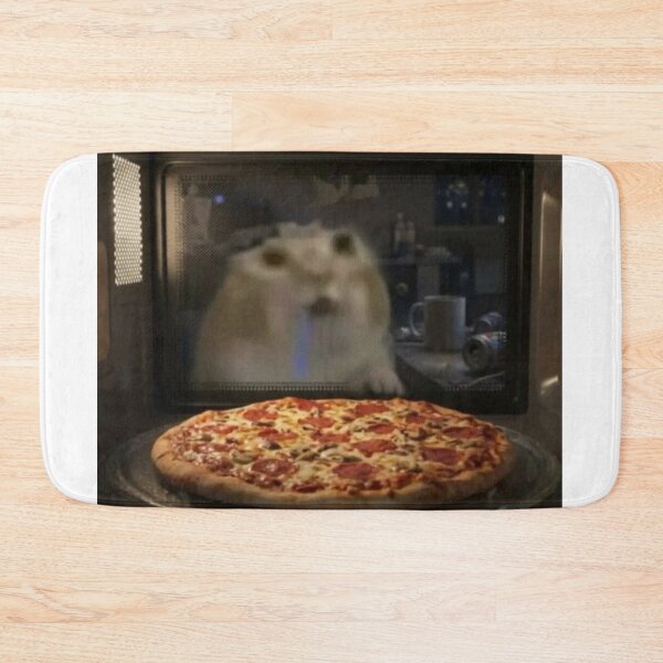Item preview, hungry drooling cat meme designed and sold by cloudzer0000.