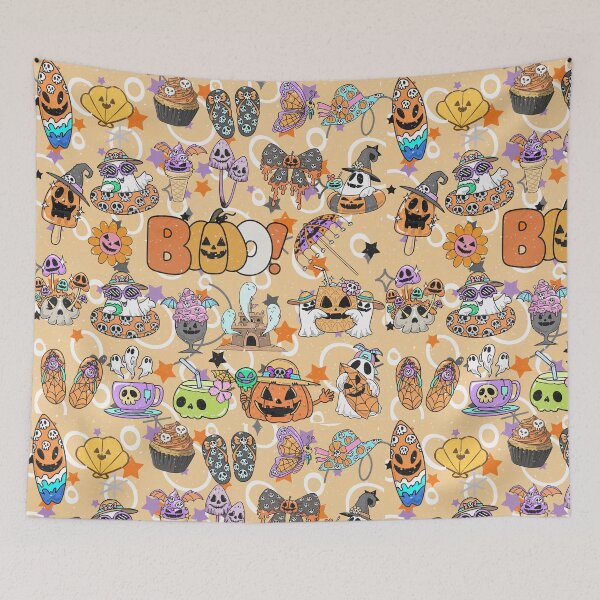 Item preview, Summerween Skull Beach designed and sold by Oits.