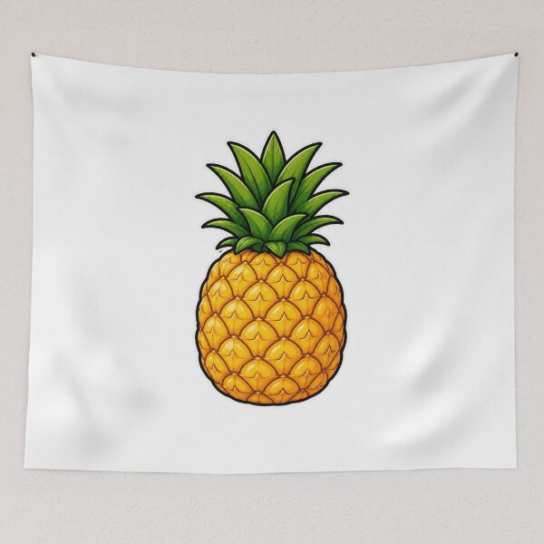 Item preview, Cute Cartoon Pineapple designed and sold by Mysthor-Designs.