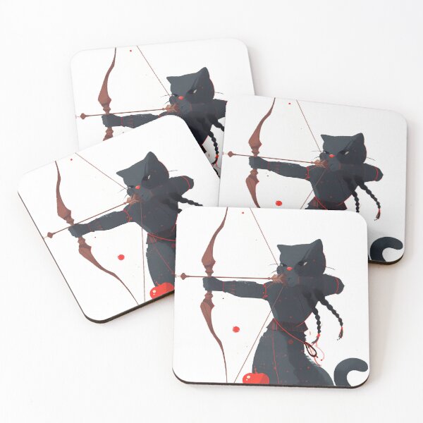 Item preview, Wednesday Cat Archery Apple designed and sold by IllumeInk.