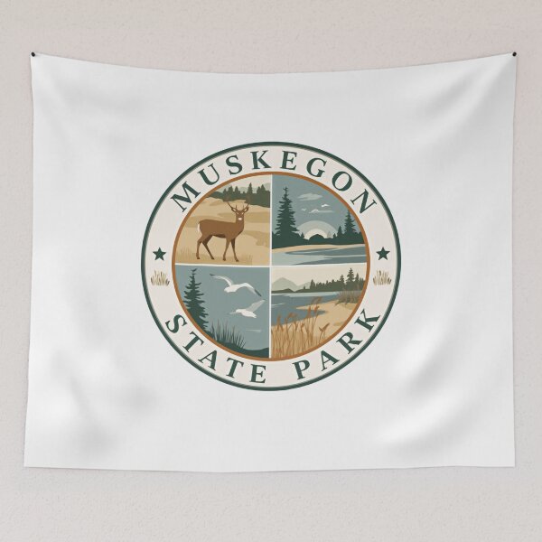 Item preview, Muskegon State Park Michigan Outdoors Nature Lover designed and sold by Simsimah26Parks.