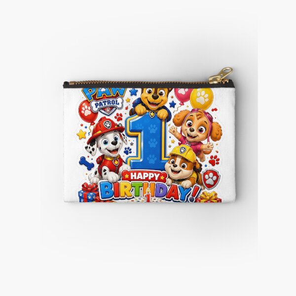 Item preview, Paw Patrol 1st Birthday Sticker | Cute Birthday Party Design for Kids designed and sold by NorthernDk_art .