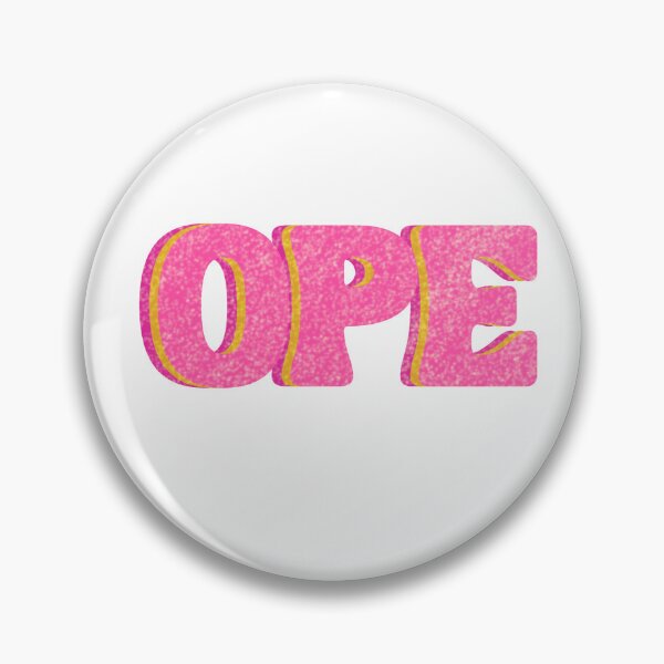 Item preview, OPE Sticker - Midwestern Slang Bold Glitter Text Design designed and sold by footnotes-club.