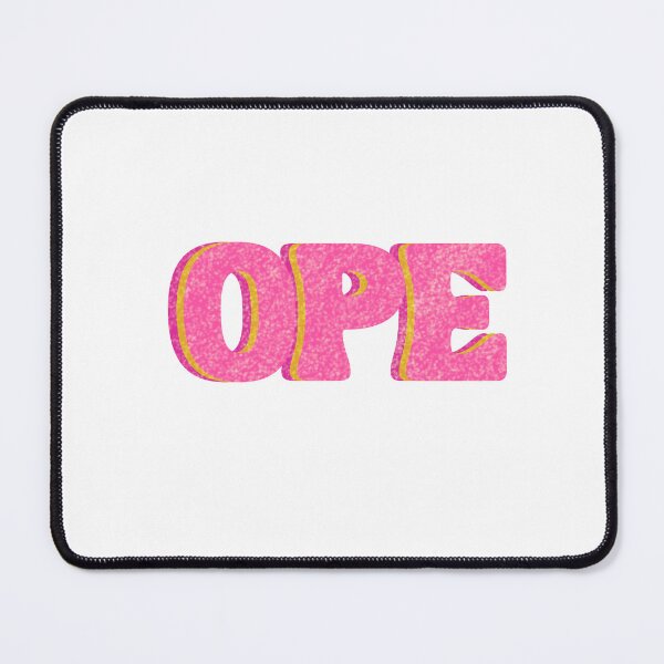 Item preview, OPE Sticker - Midwestern Slang Bold Glitter Text Design designed and sold by footnotes-club.