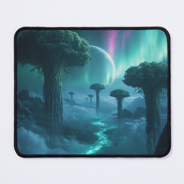 Item preview, Skyroot Mangrove Cloud Basin Alien Fantasy Landscape designed and sold by Luminous Wilds.