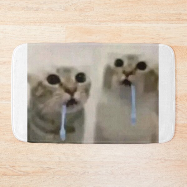 Item preview, me and who drooling cat meme designed and sold by cloudzer0000.