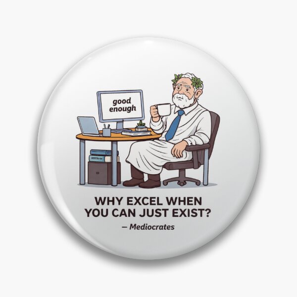 Item preview, Mediocrates Why Excel Just Exist designed and sold by Print Loft.