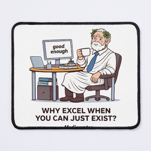 Item preview, Mediocrates Why Excel Just Exist designed and sold by Print Loft.