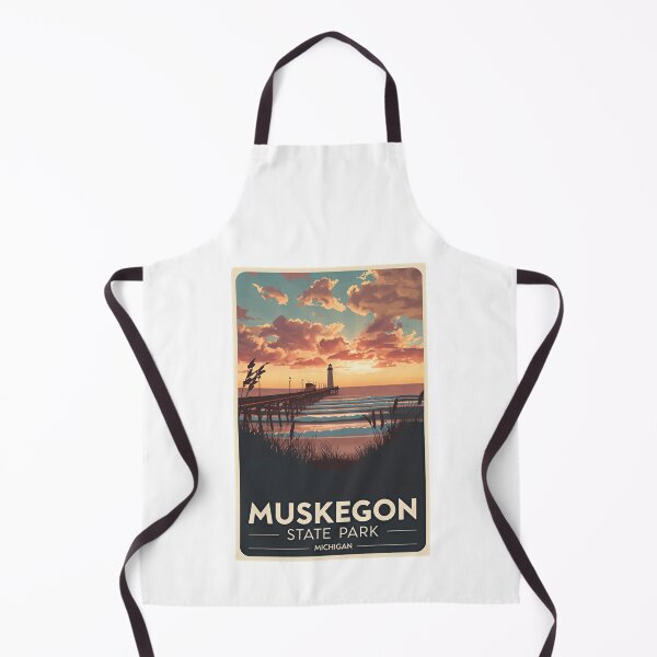 Item preview, Muskegon State Park Michigan Lighthouse Pier Travel Souvenir designed and sold by Simsimah26Parks.