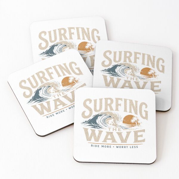 Item preview, Surfing The Wave ~ Ride More ~ Worry Less designed and sold by Her2Harmony.