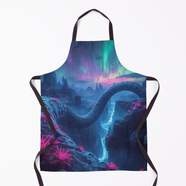 Item preview, Glow Serpent Canyon Alien Fantasy Landscape designed and sold by Luminous Wilds.