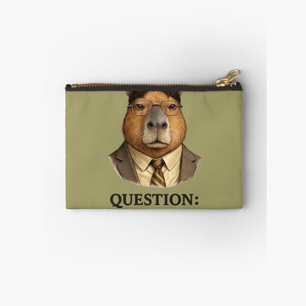 Item preview, Question. | Corporate Capybara Office Meme designed and sold by byaga.