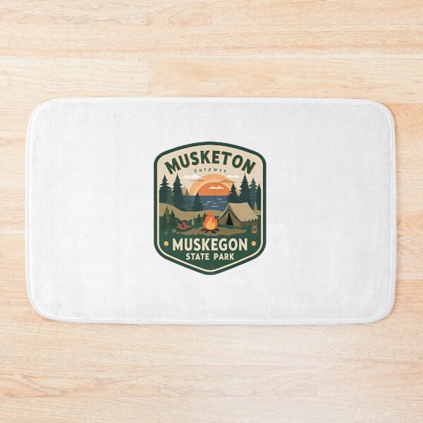 Item preview, Musketon Outpost Muskegon State Park Michigan Camping Outdoors Adventure designed and sold by Simsimah26Parks.