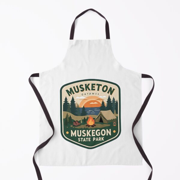 Item preview, Musketon Outpost Muskegon State Park Michigan Camping Outdoors Adventure designed and sold by Simsimah26Parks.