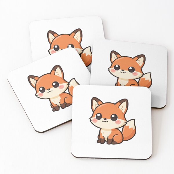 Item preview, Cute Cartoon Baby Fox Watercolor Art designed and sold by anime355.
