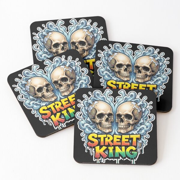 Item preview, Street King Skull Graffiti Art | Urban Street Style Design designed and sold by M.Store.