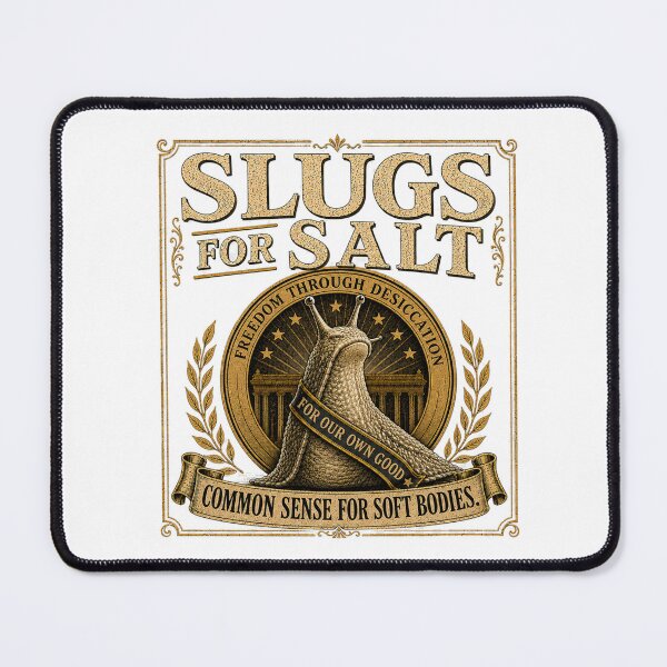Item preview, Slugs for Salt - Common Sense for Soft Bodies Political Satire designed and sold by SnarkWorks.