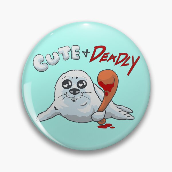 Item preview, Baby Seal with Bloody Club Cute and Dangerous designed and sold by Totemlyawesome .