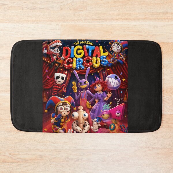 Item preview, Whimsical Digital Circus Adventure Poster | Surreal Carnival Characters Art designed and sold by MedRoh.