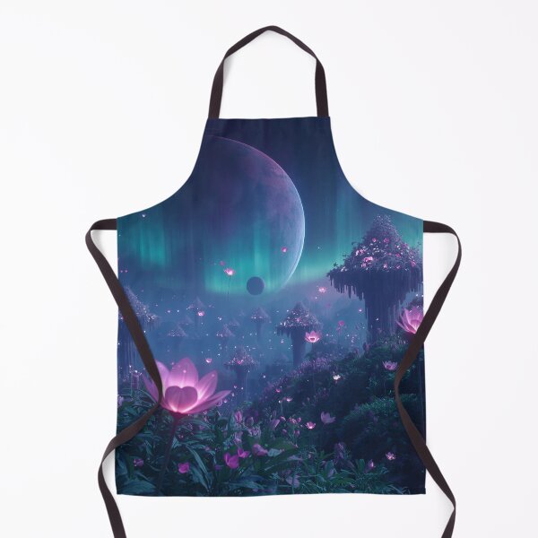 Item preview, Night Bloom Sky Garden Fantasy Alien Landscape designed and sold by Luminous Wilds.