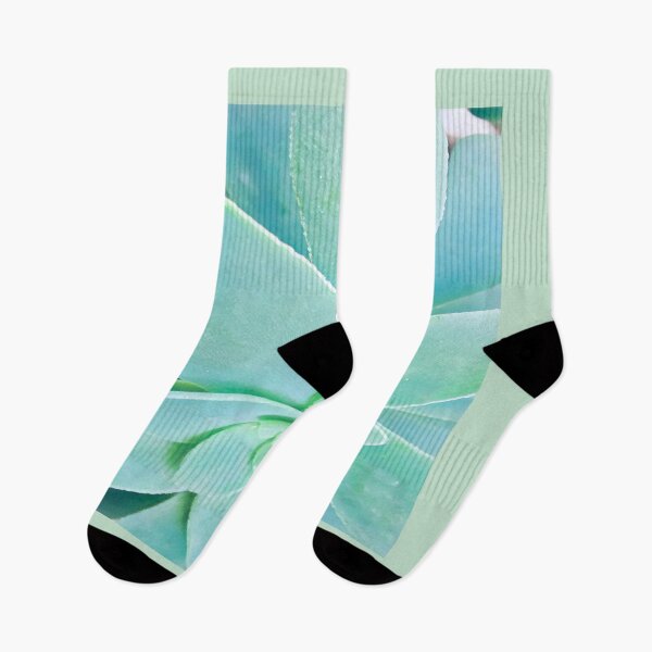 Item preview, Minimalist Mint Green Succulent Digital Painting Art designed and sold by BalkanBloom.