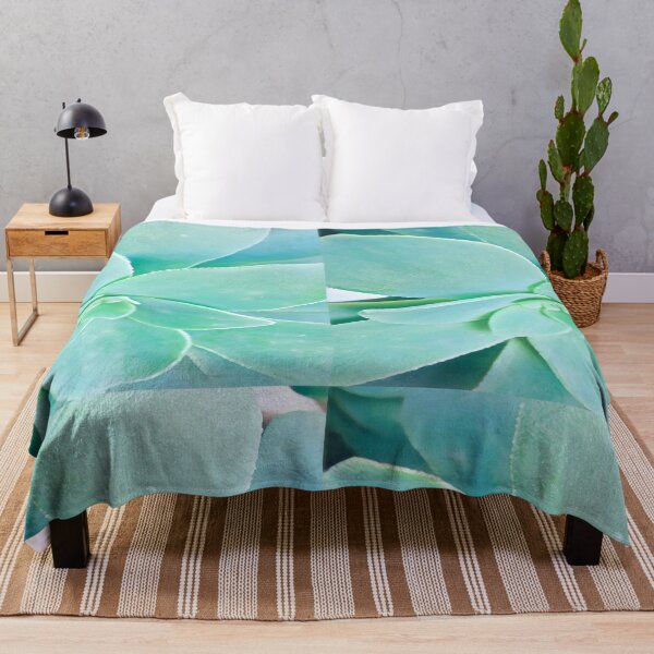 Item preview, Minimalist Mint Green Succulent Digital Painting Art designed and sold by BalkanBloom.
