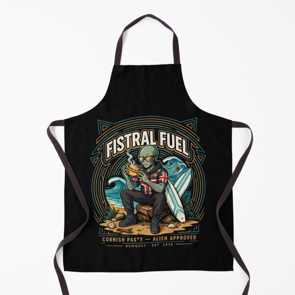 Item preview, Fistral Fuel — Tattooed Alien Surfer Cornish Pasty Newquay Cornwall T-Shirt V1 designed and sold by DarylWelsh2024.