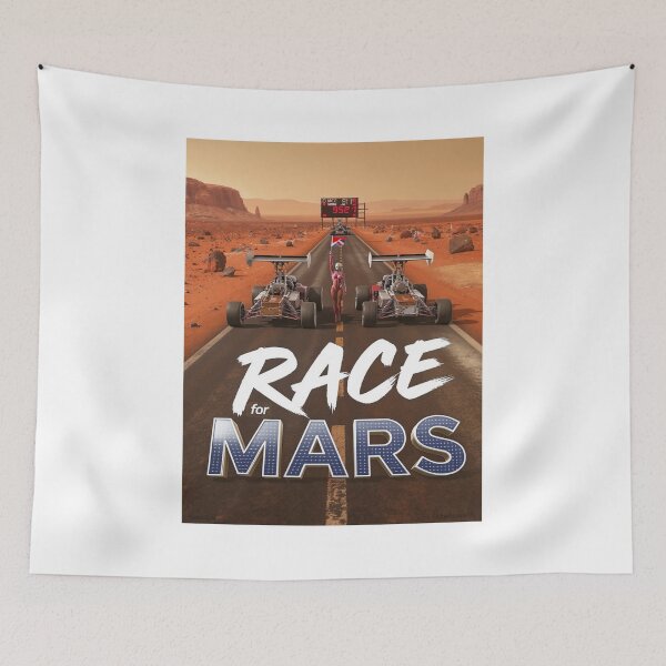 Item preview, Race For Mars Print designed and sold by Lichentroupe63.