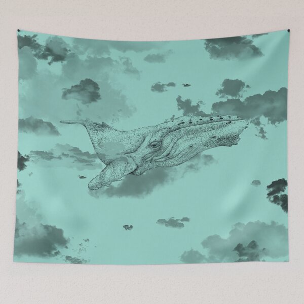 Item preview, Whale in the Clouds designed and sold by Flower Magic .