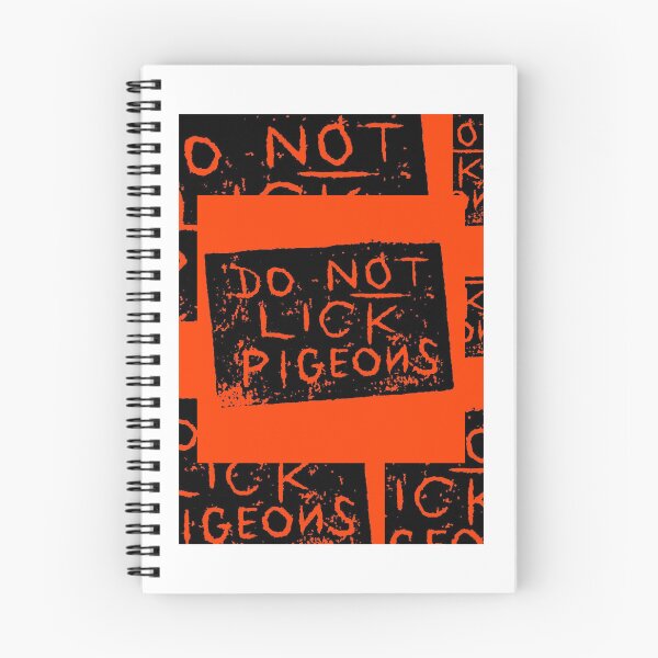 Item preview, Do Not Lick Pigeons version 4 designed and sold by SombreroDoodles.