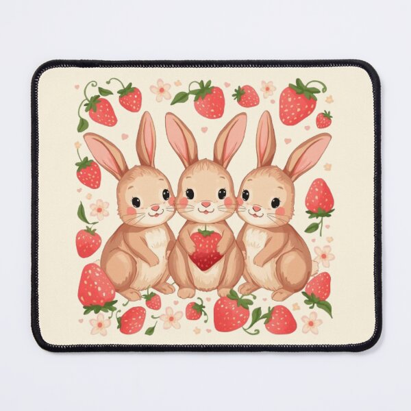 Item preview, Berry Bunny Club Kawaii Sticker designed and sold by Stylestickers55.