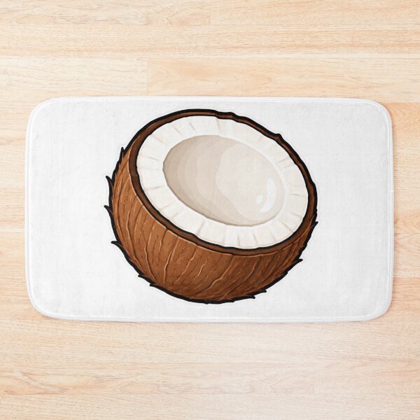 Item preview, Cute Cartoon Coconut Half designed and sold by Mysthor-Designs.
