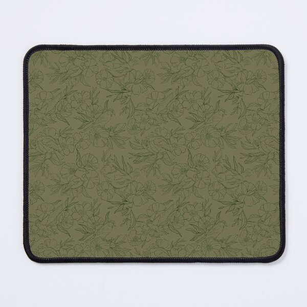 Item preview, Moss Green Birds and flowers designed and sold by LOR.