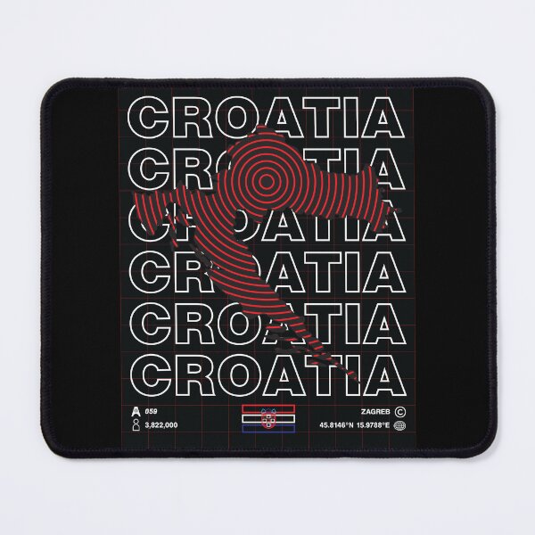 Item preview, Croatia Minimal Map designed and sold by Atlas-Array.