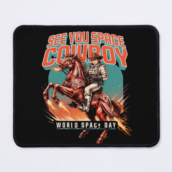 Item preview, See You Space Cowboy — Rocket Horse Astronaut World Space Day T-Shirt V1 designed and sold by DarylWelsh2024.