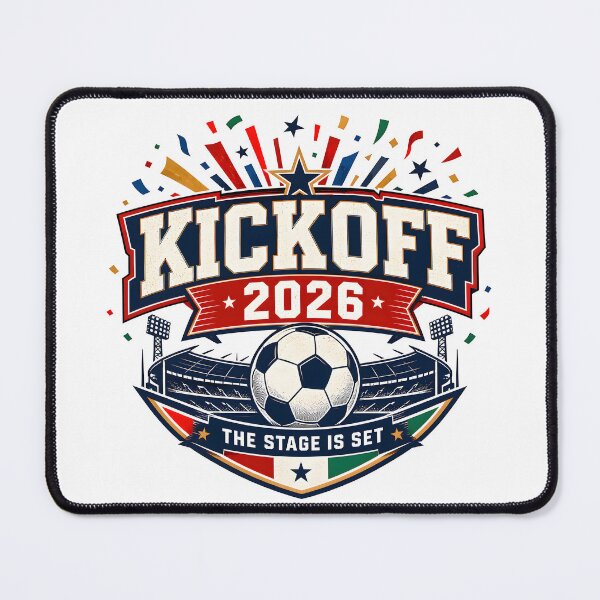 Item preview, kickoff 2026, football world cup, game time, half time, america football cup designed and sold by TrueArtVibes.