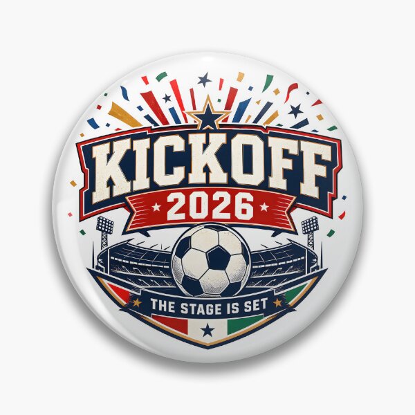 Item preview, kickoff 2026, football world cup, game time, half time, america football cup designed and sold by TrueArtVibes.