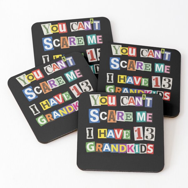 Item preview, Funny 13 Grandkids Grandparent Humor Ransom Note designed and sold by d247.