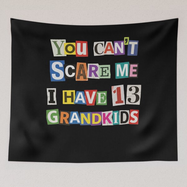 Item preview, Funny 13 Grandkids Grandparent Humor Ransom Note designed and sold by d247.