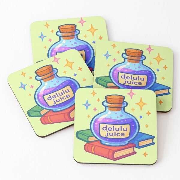 Item preview, Delulu Juice Potion Bottle Funny Reader Design designed and sold by BookedAndDesign.