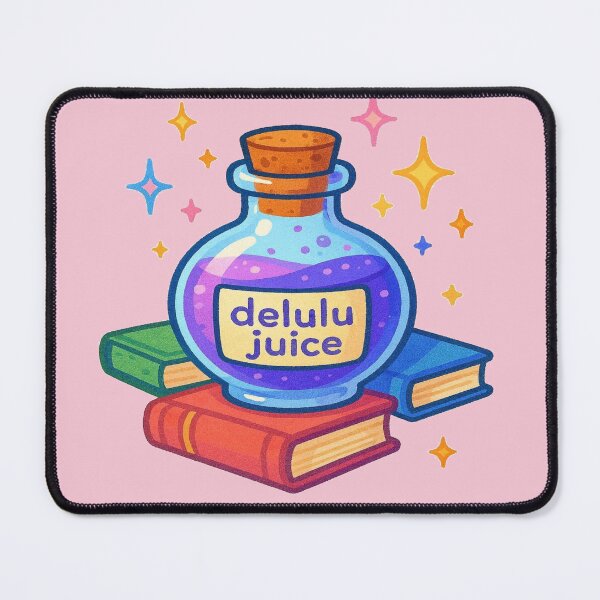 Item preview, Delulu Juice Potion Bottle Funny Reader Design designed and sold by BookedAndDesign.