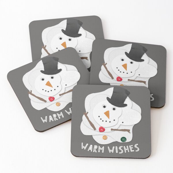Item preview, Melted Snowman Layered Paper Craft Warm Wishes designed and sold by GlueGunEnergy.